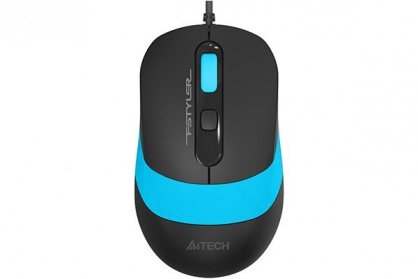 Mouse USB optic A4Tech Fstyler Negru/Blue, FM10 Blue